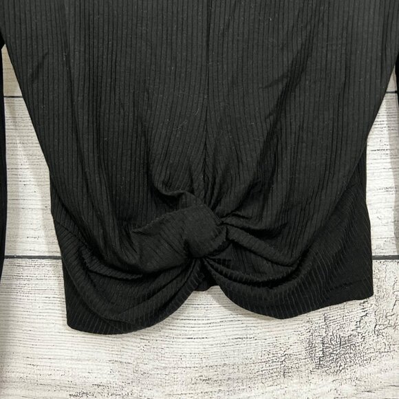 NWT Joe's Jeans Harriette Ribbed Knit Knot Back Turtleneck Size L - Picture 4 of 4